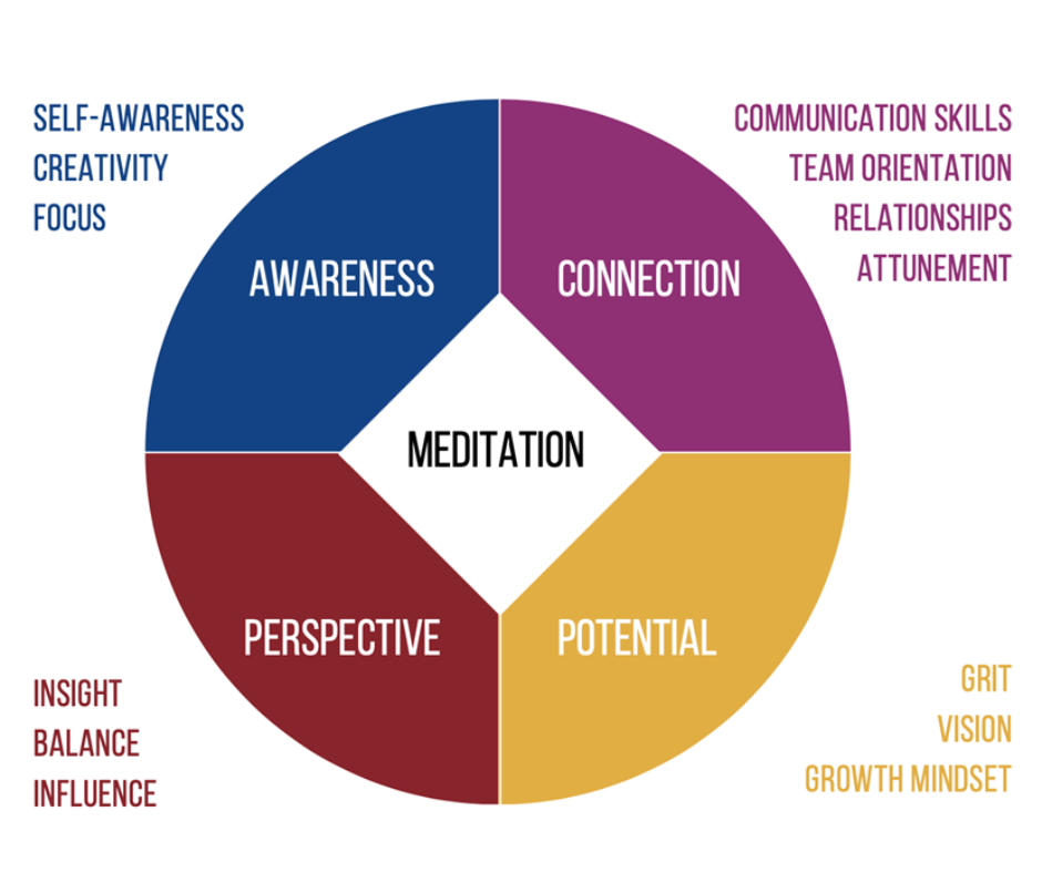 4 pillars circle - 1:1 Meditation Mentoring