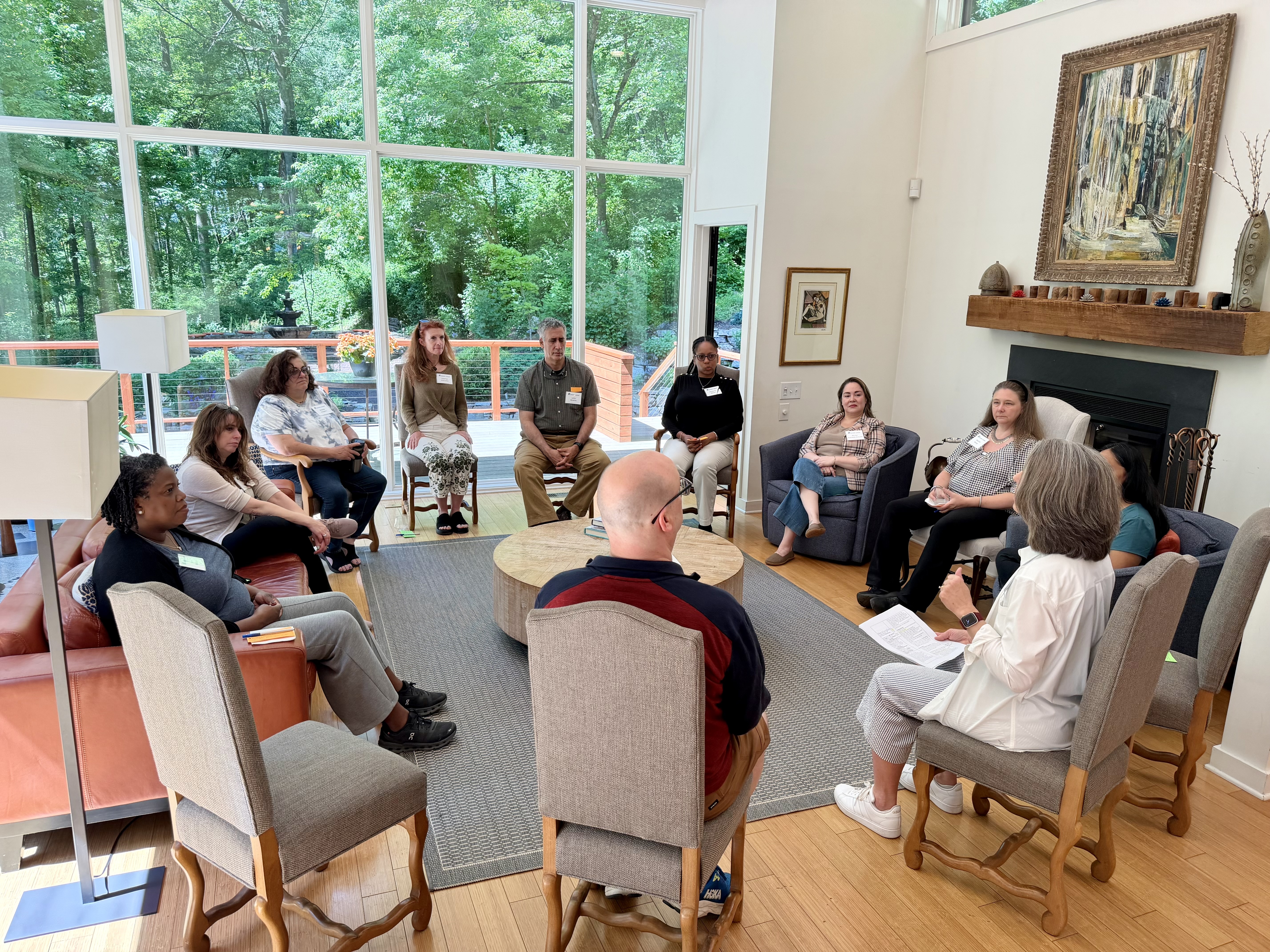 Nonprofit Retreat Circle Discussion - Nonprofit Leadership Impact Cohort